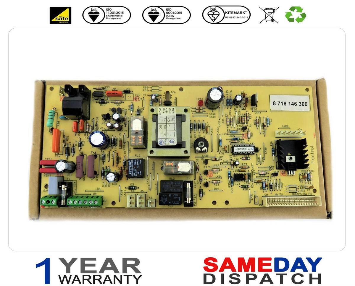 WORCESTER 24i RSF PRINTED CIRCUIT BOARD PCB 87161463000
